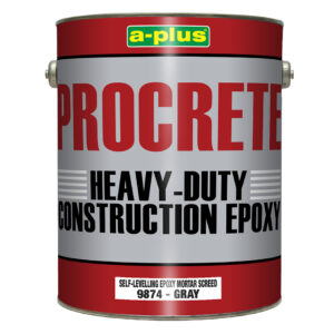 A-Plus Procrete Self-Leveling Epoxy Mortar Screed Gray